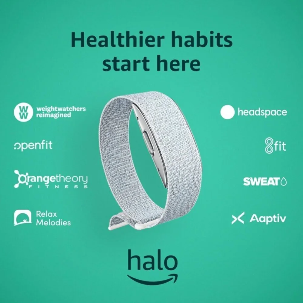 Amazon Halo Health Fitness tracker silver M